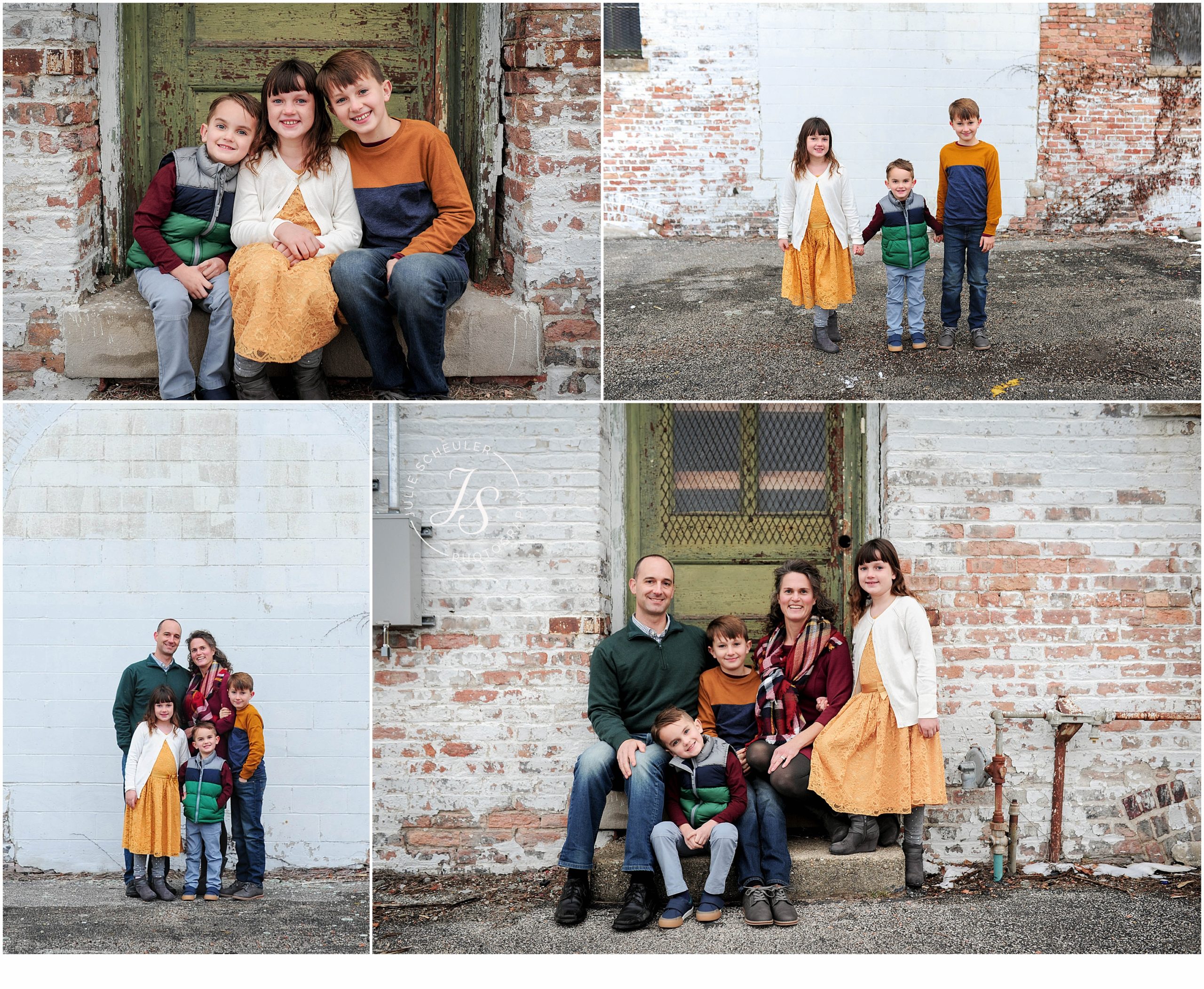 Sweet Family and Kiddos in Downtown Decatur, IL
